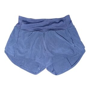 Lululemon Speed Up Shorts Blue Lined 2